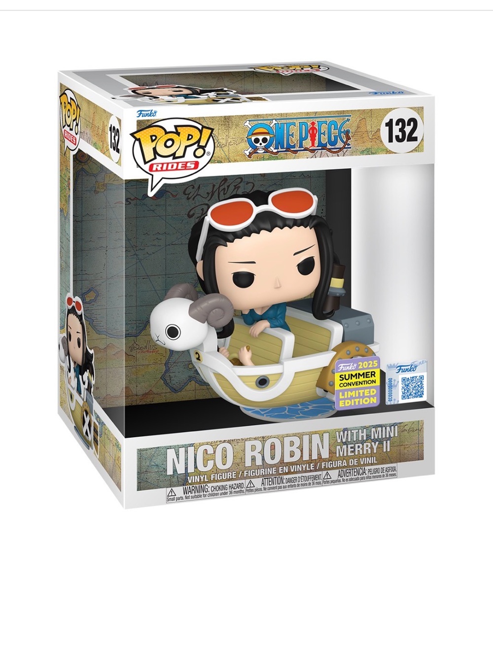 Funko Pop! Rides Deluxe Nico Robin with Mini Merry II One Piece Limited Edition